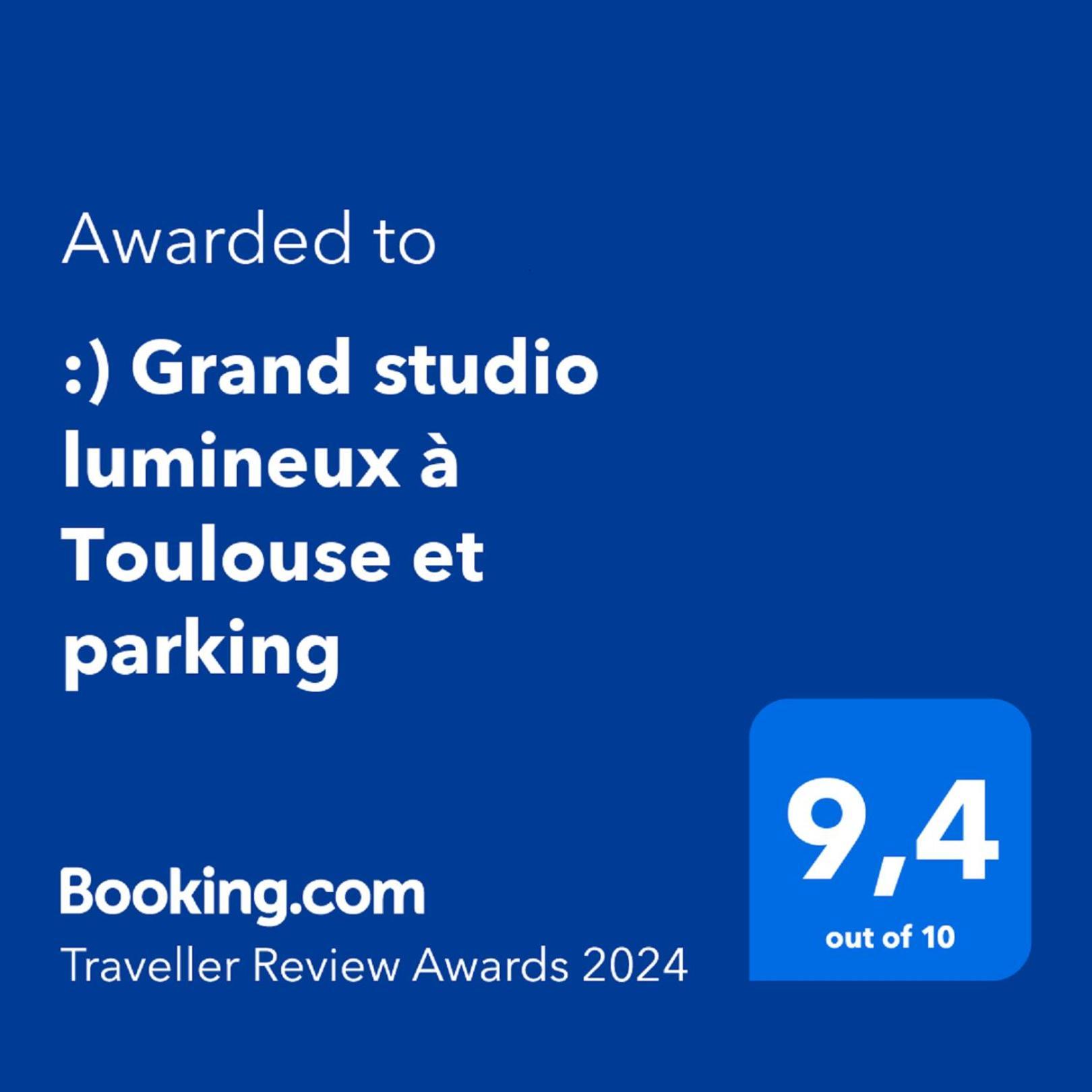 :) Grand Studio Lumineux A Toulouse Et Parking Exterior foto