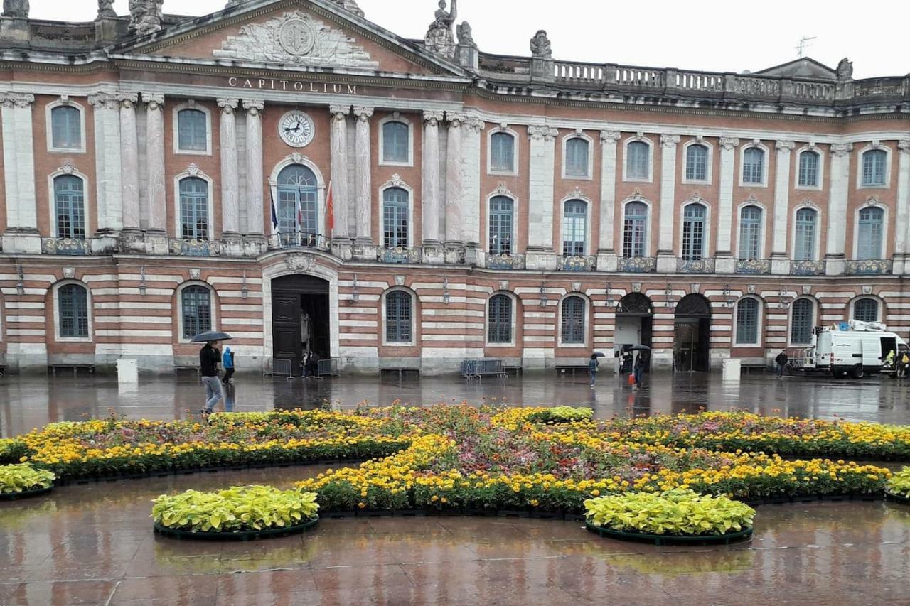:) Grand Studio Lumineux A Toulouse Et Parking Exterior foto