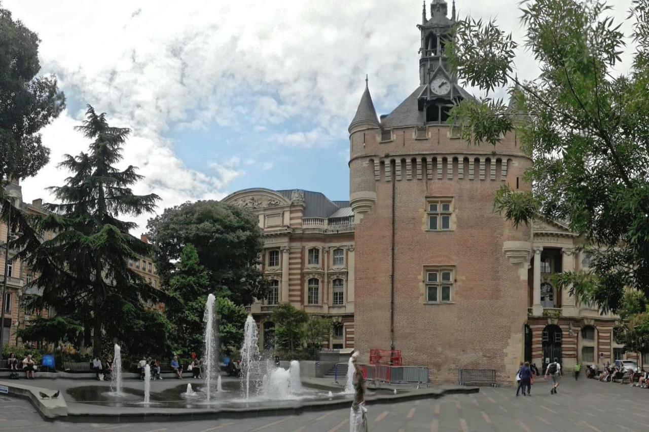 :) Grand Studio Lumineux A Toulouse Et Parking Exterior foto
